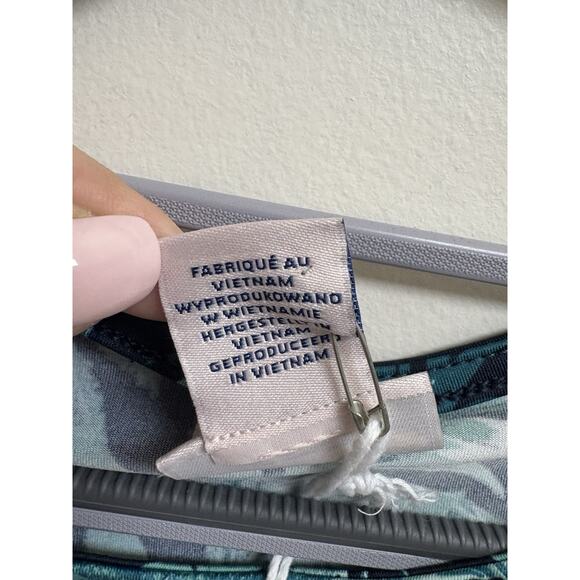 Tommy Bahama Womens S Tropical Floral Active Tank Top Navy UPF 50 NWT - Picture 5 of 6